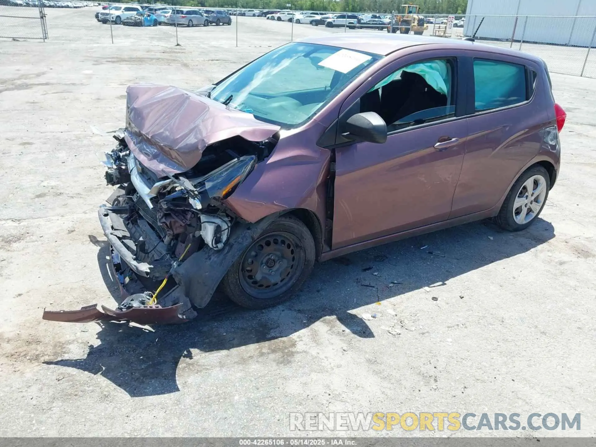 2 fotografías del automóvil dañado KL8CB6SA4KC705488 CHEVROLET SPARK 2019