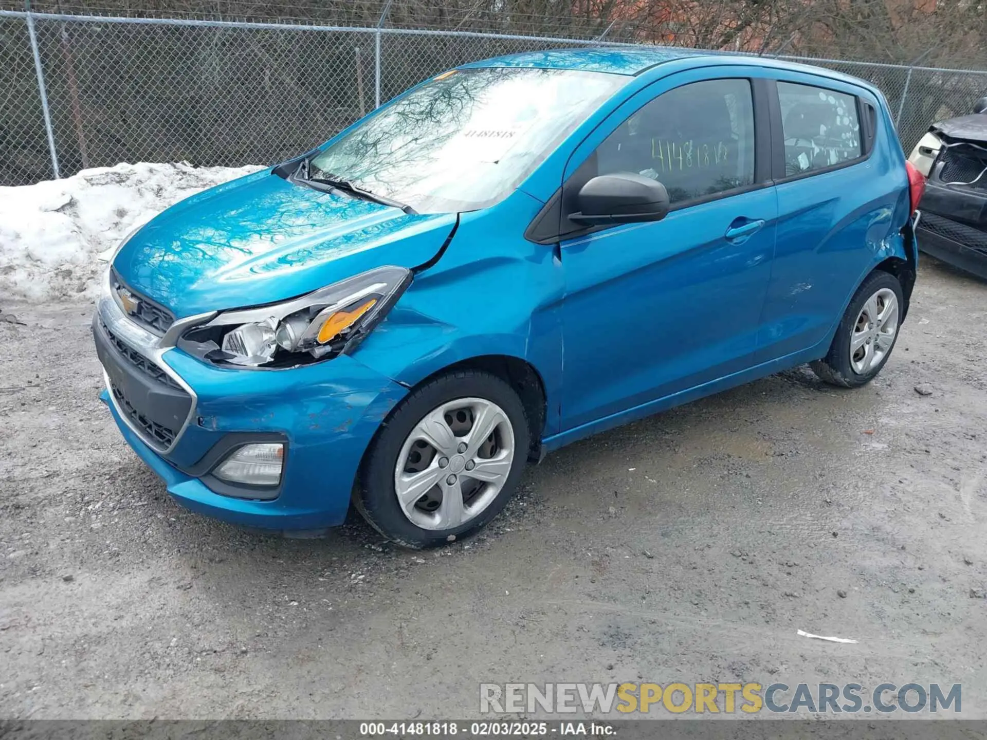 6 fotografías del automóvil dañado KL8CB6SA4KC706530 CHEVROLET SPARK 2019