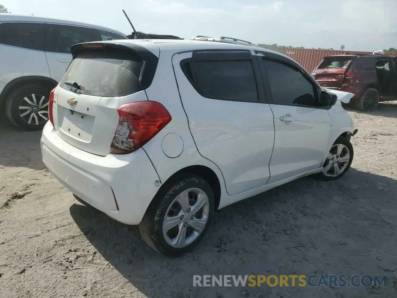 3 fotografías del automóvil dañado KL8CB6SA4KC750219 CHEVROLET SPARK 2019