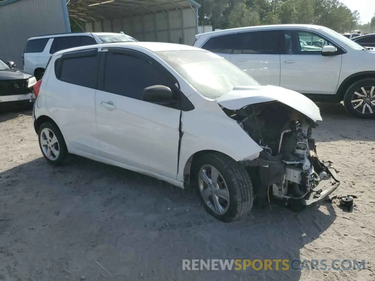 4 fotografías del automóvil dañado KL8CB6SA4KC750219 CHEVROLET SPARK 2019