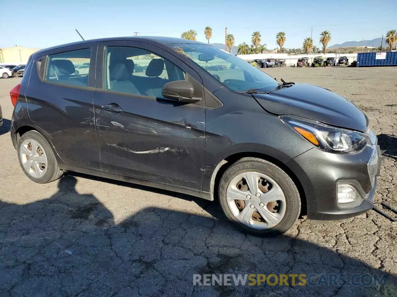4 fotografías del automóvil dañado KL8CB6SA5KC715334 CHEVROLET SPARK 2019