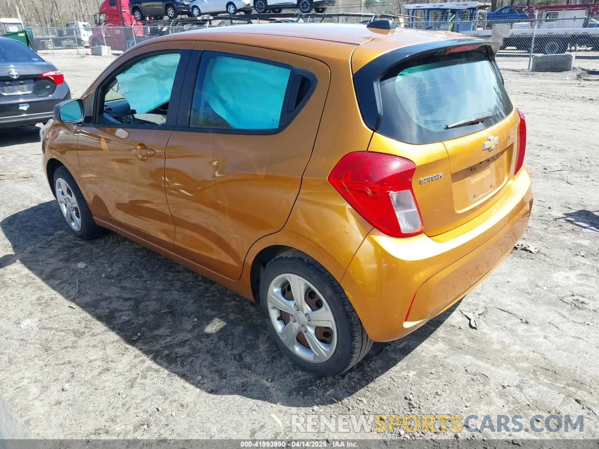 3 fotografías del automóvil dañado KL8CB6SA6KC764879 CHEVROLET SPARK 2019