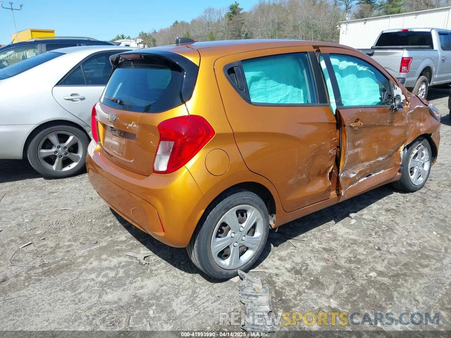 4 fotografías del automóvil dañado KL8CB6SA6KC764879 CHEVROLET SPARK 2019