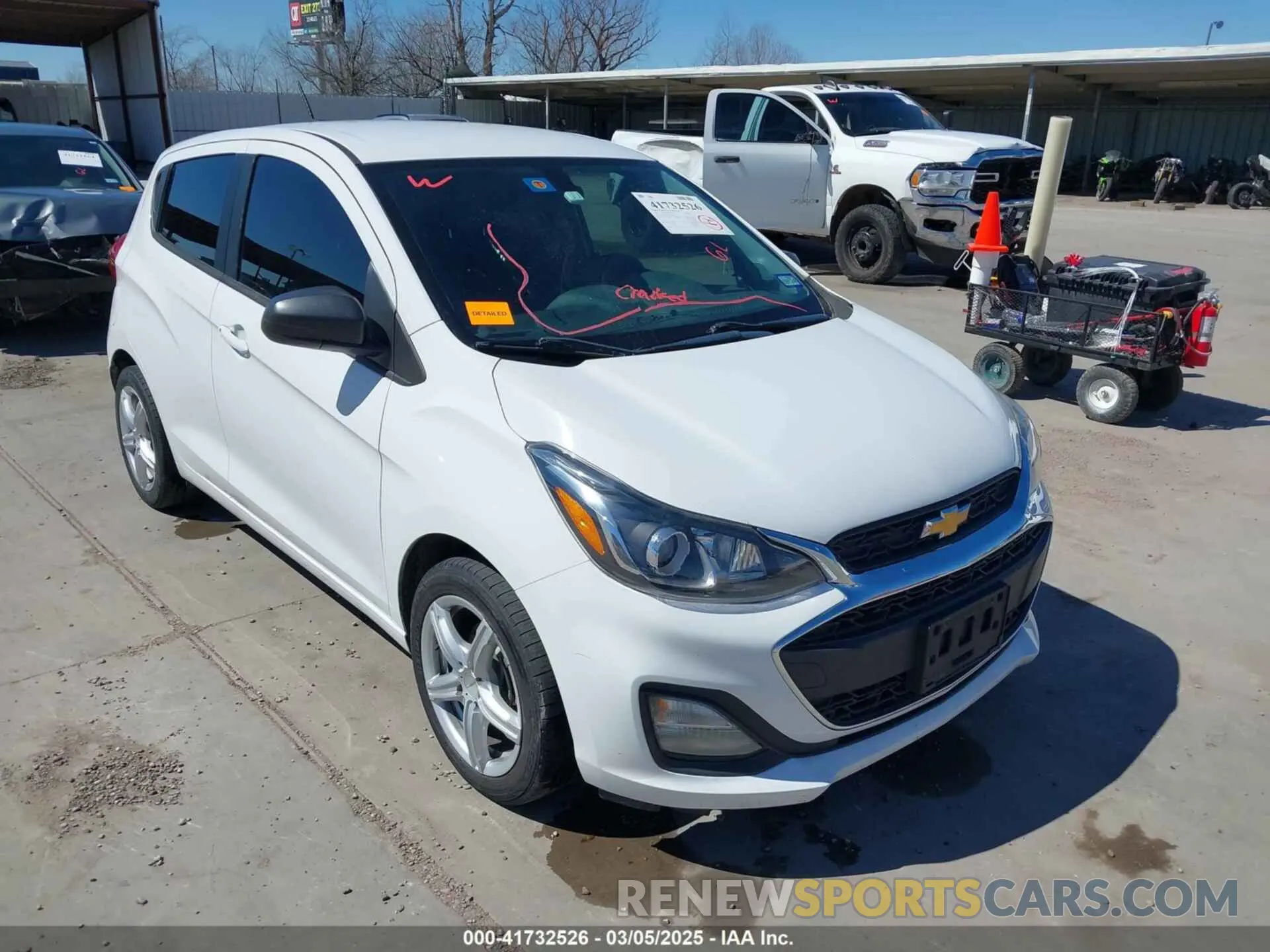 1 fotografías del automóvil dañado KL8CB6SA8KC729504 CHEVROLET SPARK 2019