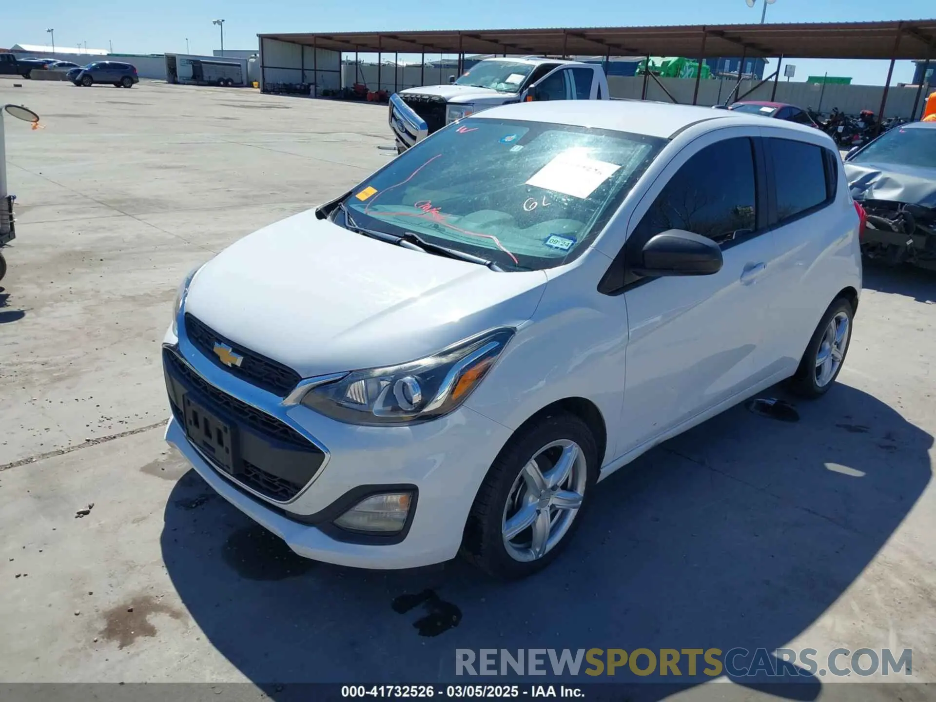 2 fotografías del automóvil dañado KL8CB6SA8KC729504 CHEVROLET SPARK 2019
