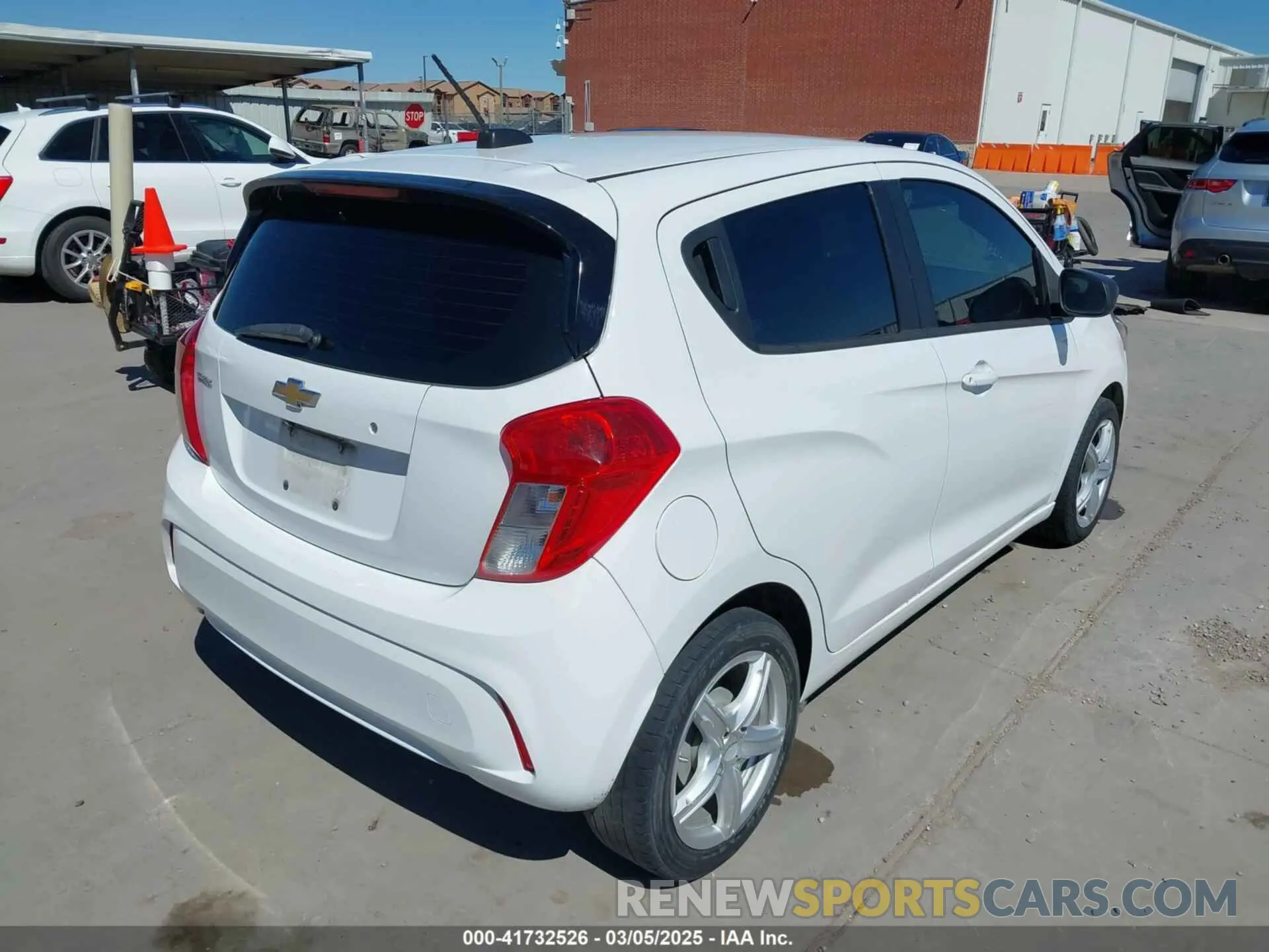 4 fotografías del automóvil dañado KL8CB6SA8KC729504 CHEVROLET SPARK 2019