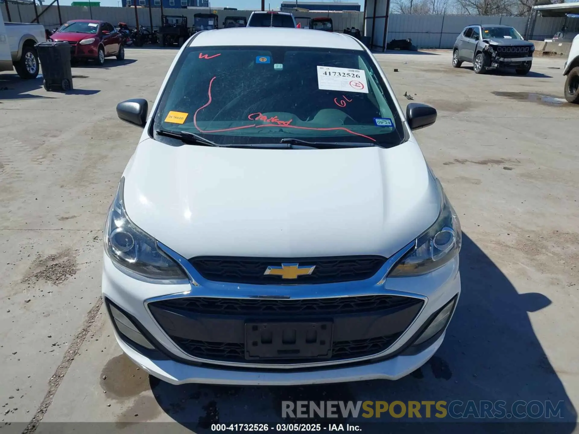 6 fotografías del automóvil dañado KL8CB6SA8KC729504 CHEVROLET SPARK 2019