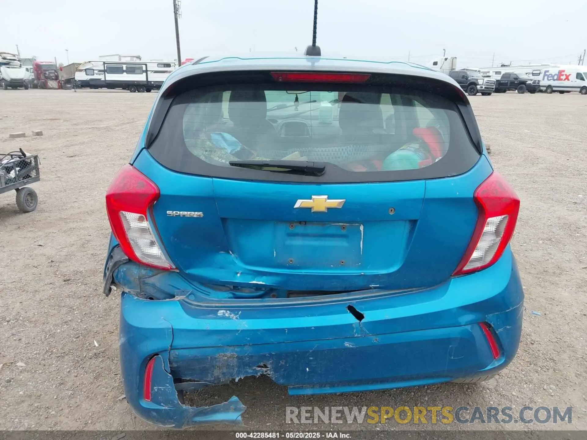 16 fotografías del automóvil dañado KL8CB6SA8KC785264 CHEVROLET SPARK 2019