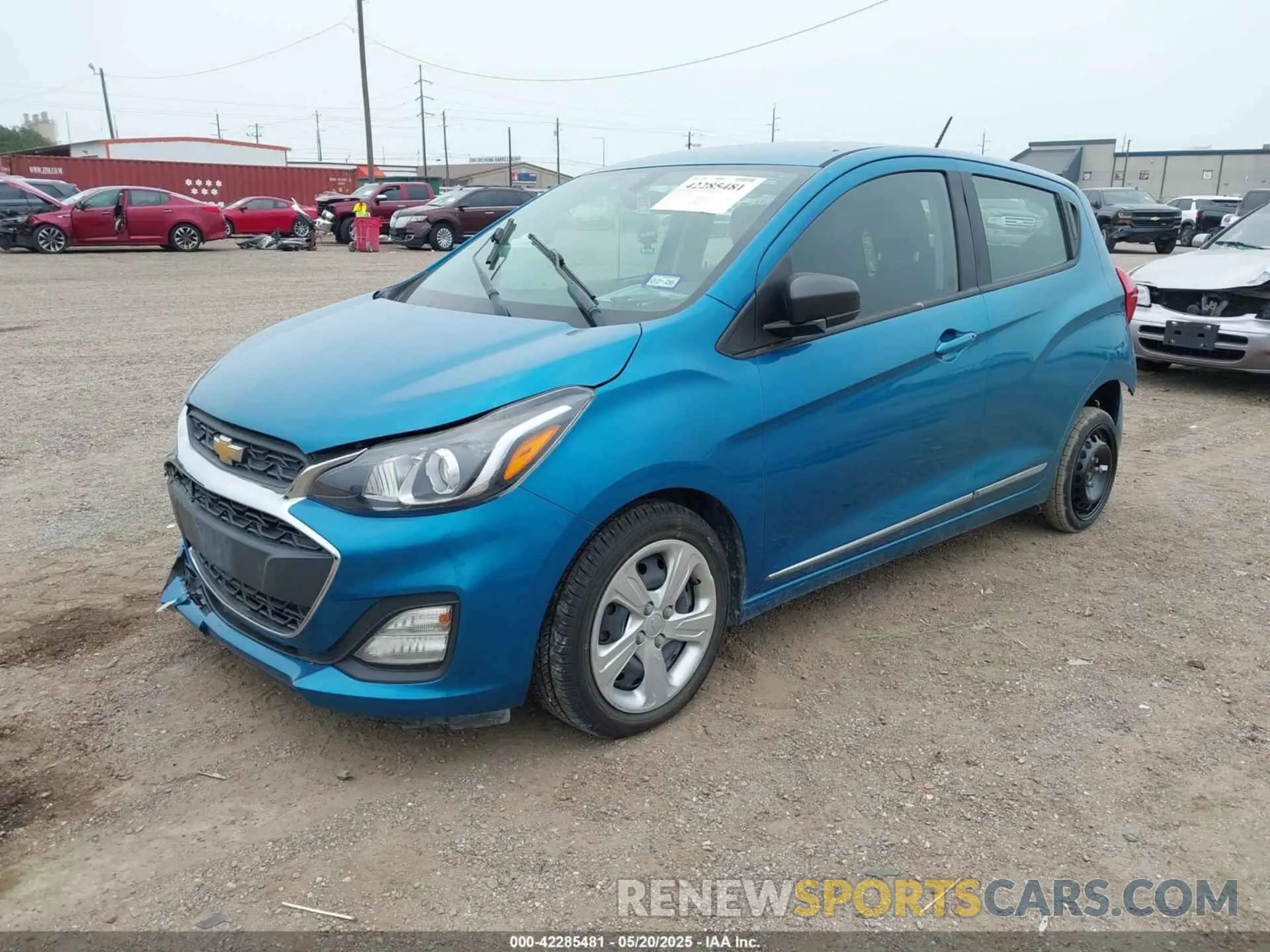 2 fotografías del automóvil dañado KL8CB6SA8KC785264 CHEVROLET SPARK 2019