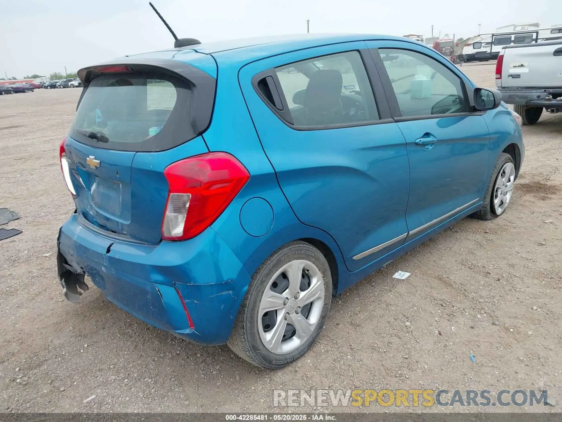 4 fotografías del automóvil dañado KL8CB6SA8KC785264 CHEVROLET SPARK 2019