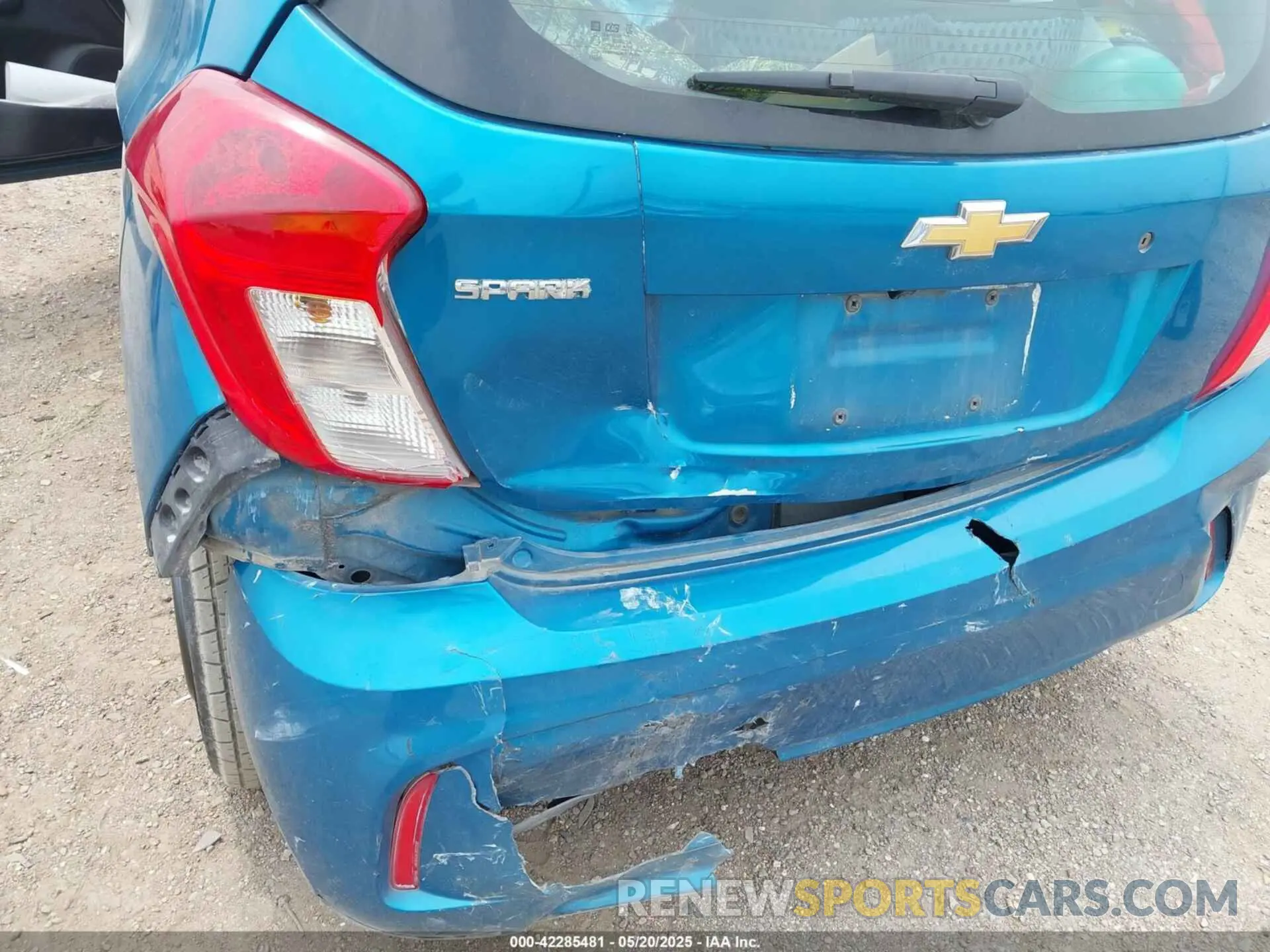 6 fotografías del automóvil dañado KL8CB6SA8KC785264 CHEVROLET SPARK 2019
