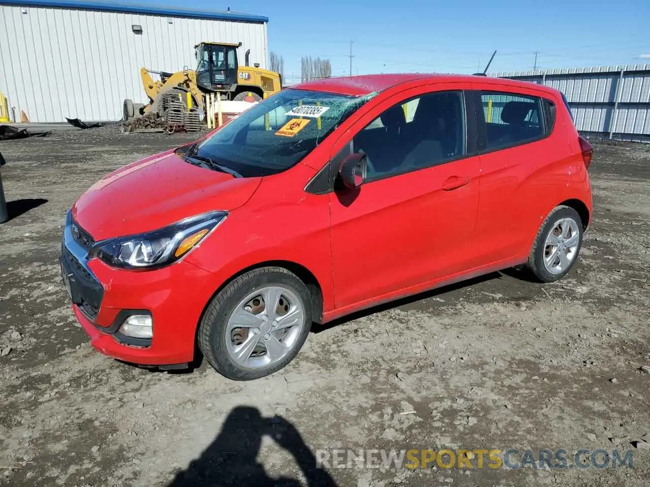 1 fotografías del automóvil dañado KL8CB6SA8KC791873 CHEVROLET SPARK 2019