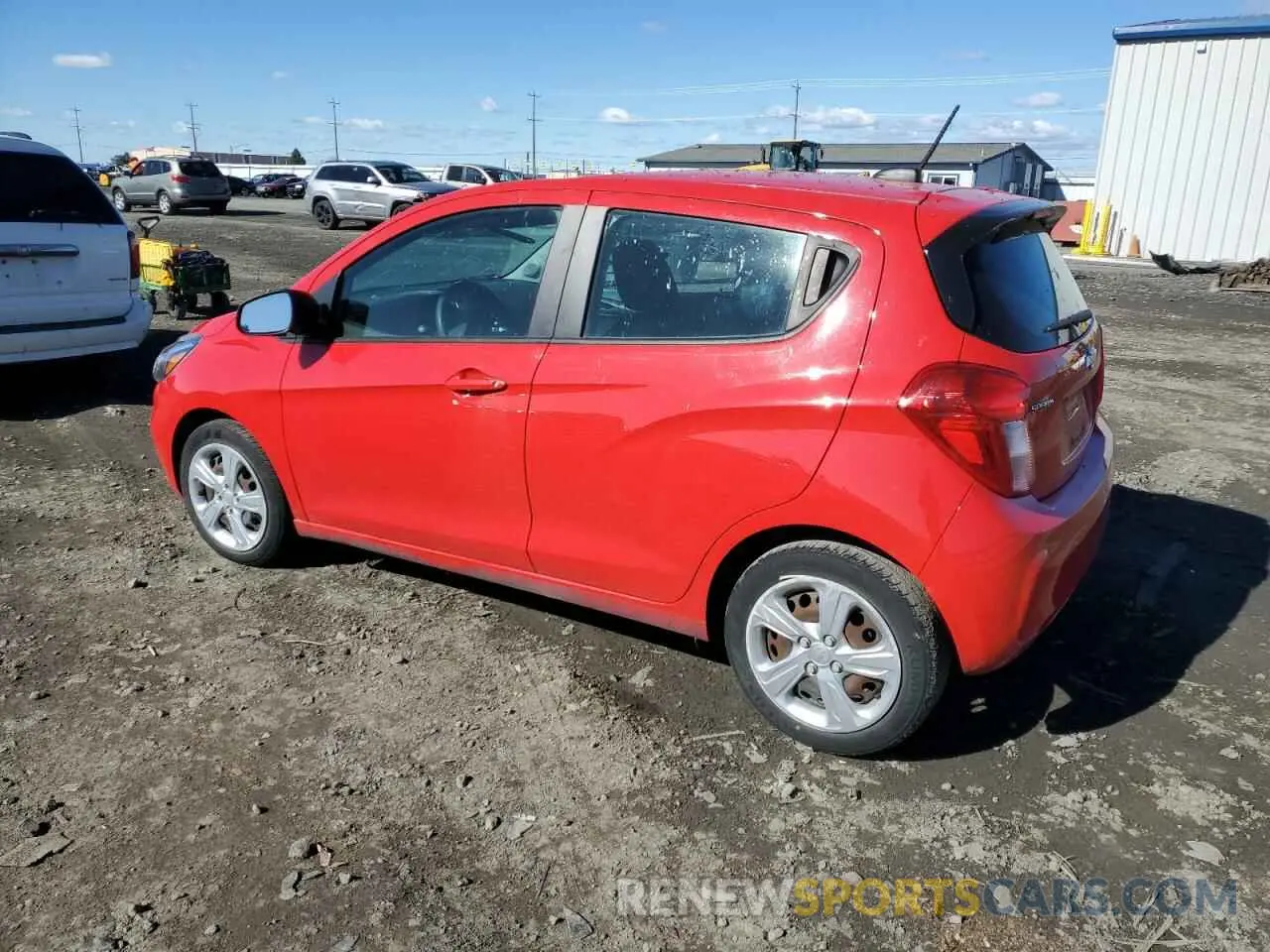 2 fotografías del automóvil dañado KL8CB6SA8KC791873 CHEVROLET SPARK 2019