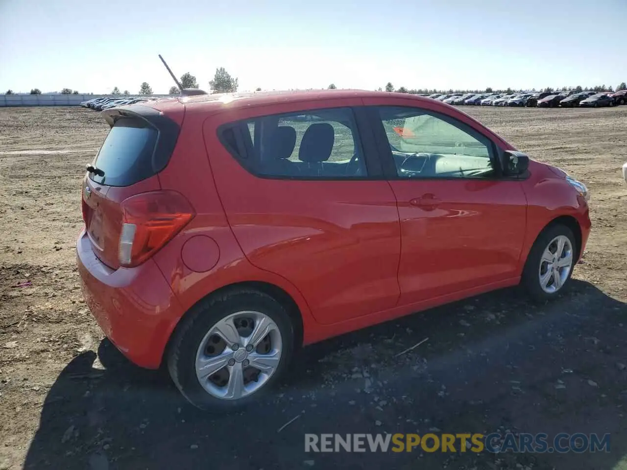 3 fotografías del automóvil dañado KL8CB6SA8KC791873 CHEVROLET SPARK 2019
