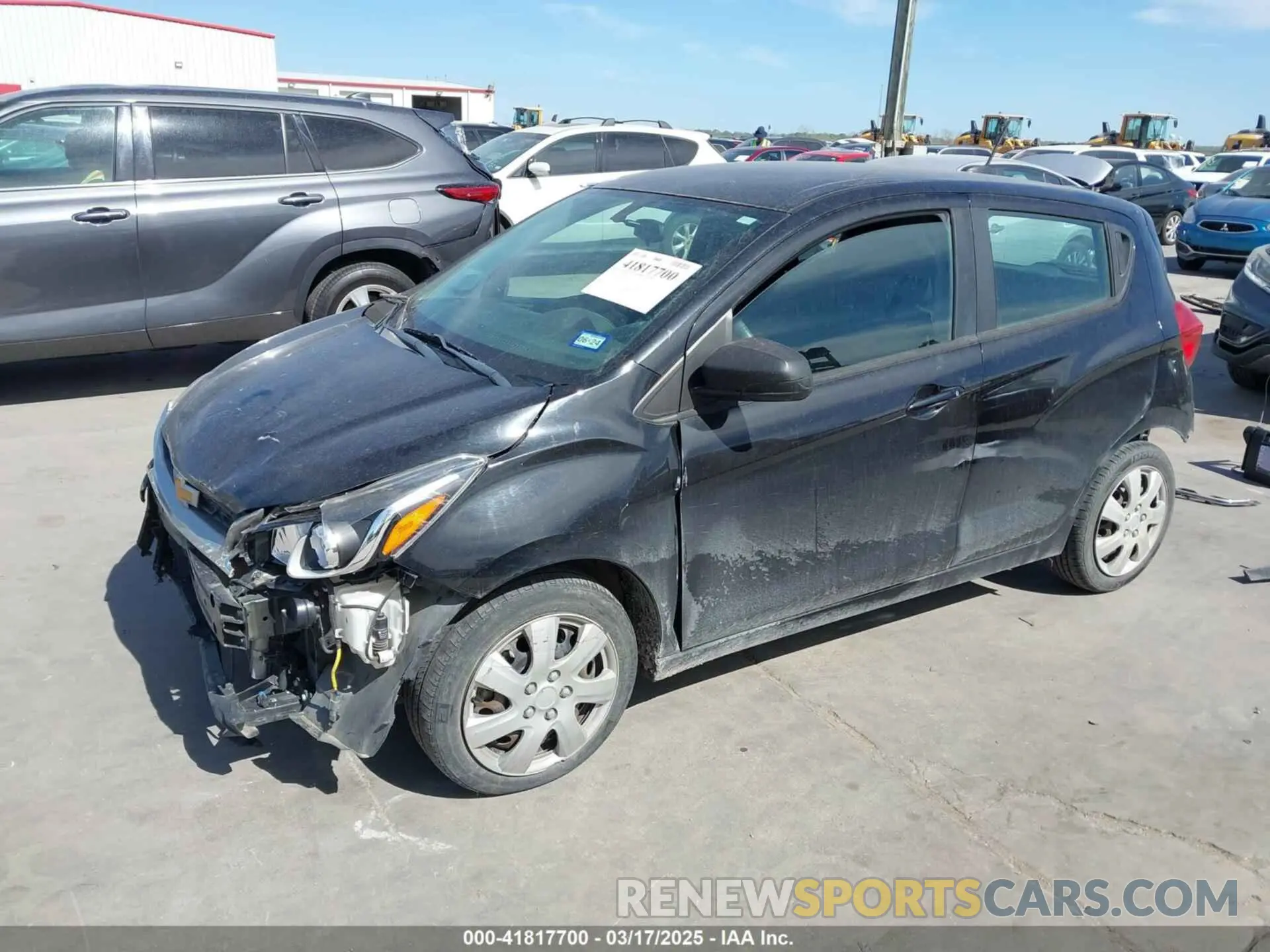 2 fotografías del automóvil dañado KL8CB6SA9KC723999 CHEVROLET SPARK 2019