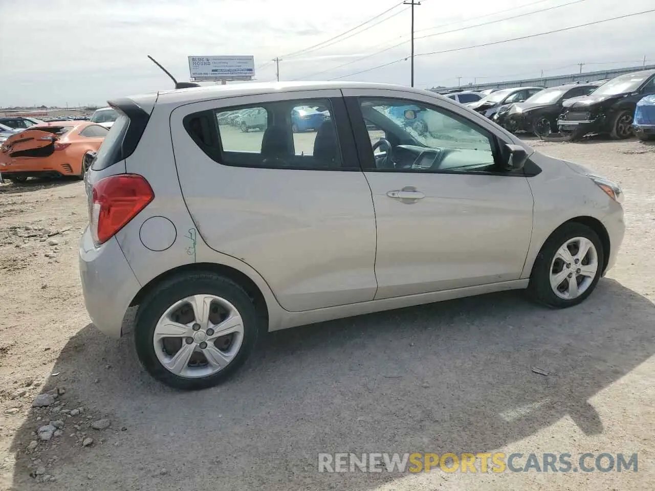 3 fotografías del automóvil dañado KL8CB6SA9KC744741 CHEVROLET SPARK 2019