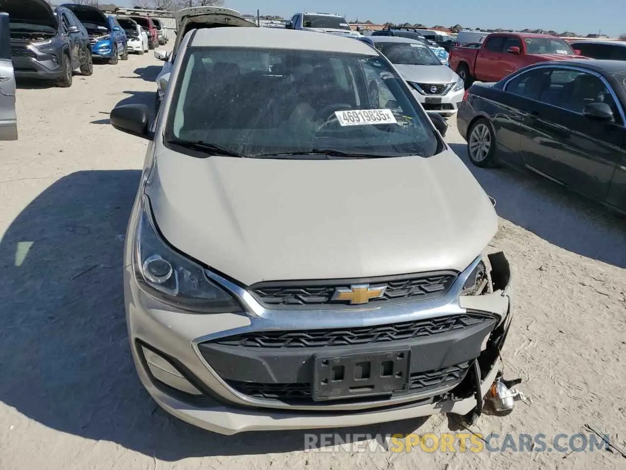5 fotografías del automóvil dañado KL8CB6SA9KC744741 CHEVROLET SPARK 2019