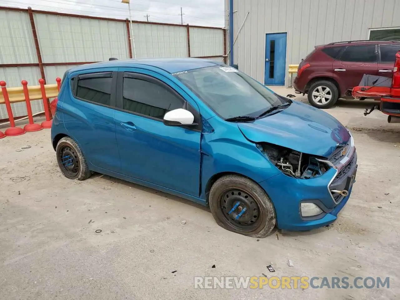 4 fotografías del automóvil dañado KL8CB6SA9KC761748 CHEVROLET SPARK 2019