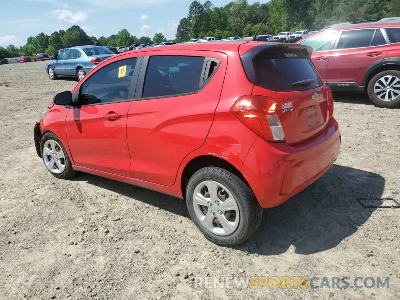 2 fotografías del automóvil dañado KL8CB6SA9KC809734 CHEVROLET SPARK 2019