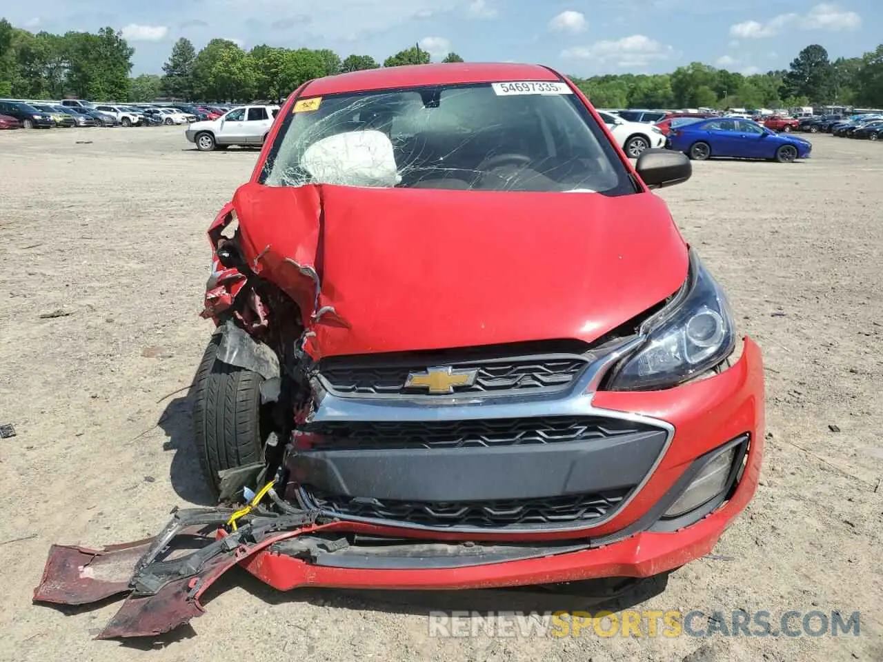 5 fotografías del automóvil dañado KL8CB6SA9KC809734 CHEVROLET SPARK 2019