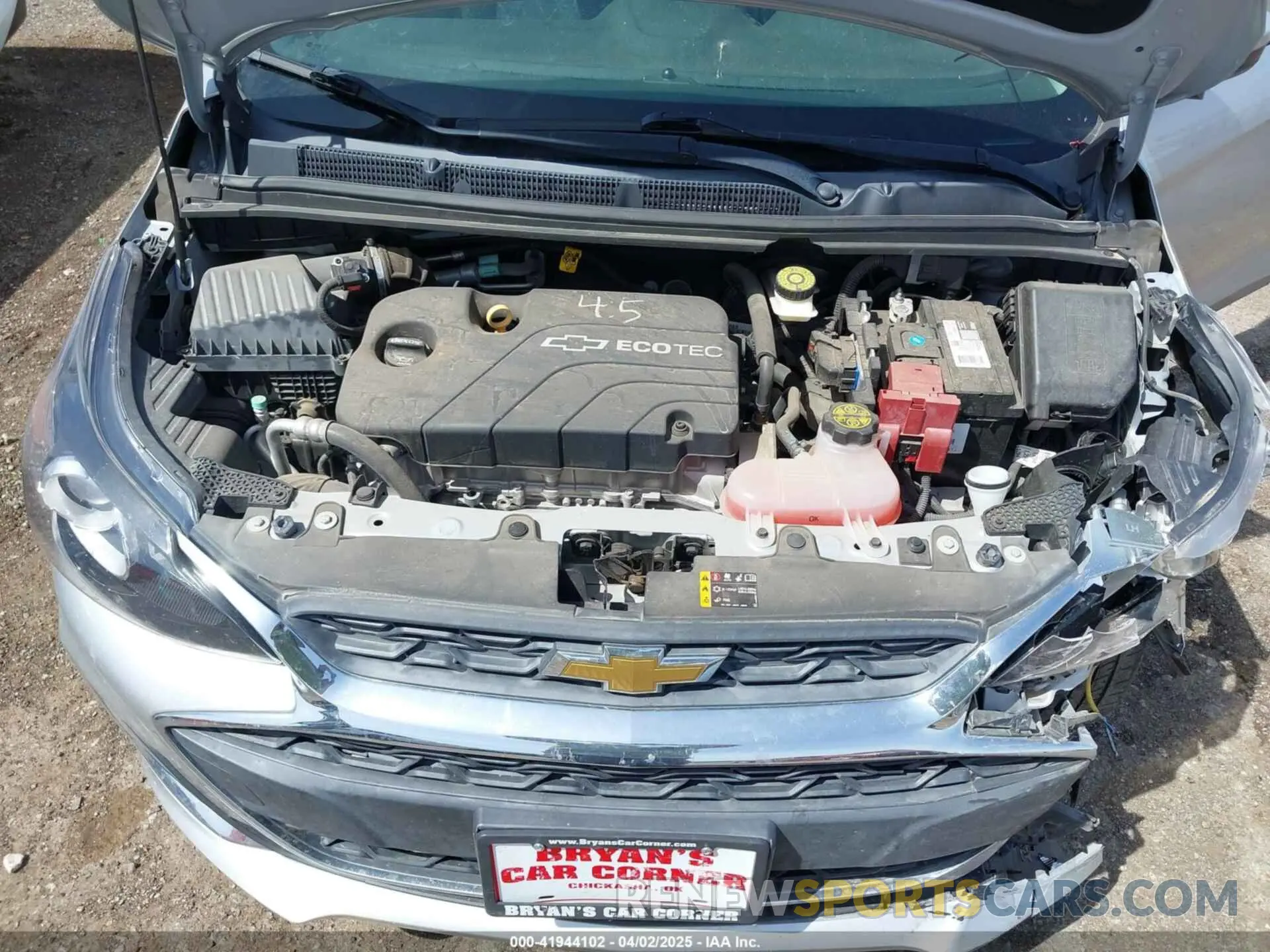 10 fotografías del automóvil dañado KL8CD6SA0KC704798 CHEVROLET SPARK 2019