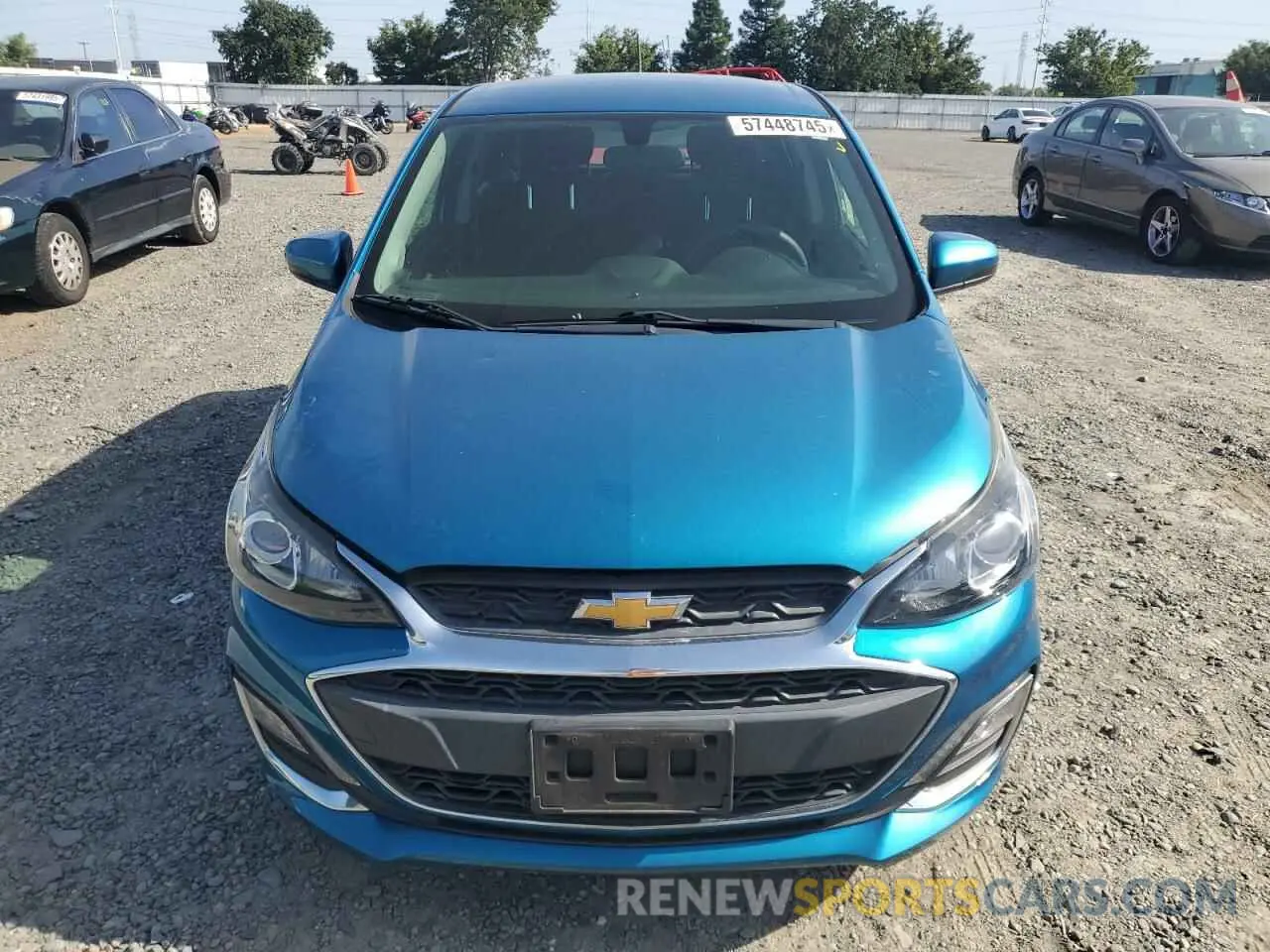 5 fotografías del automóvil dañado KL8CD6SA3KC729615 CHEVROLET SPARK 2019