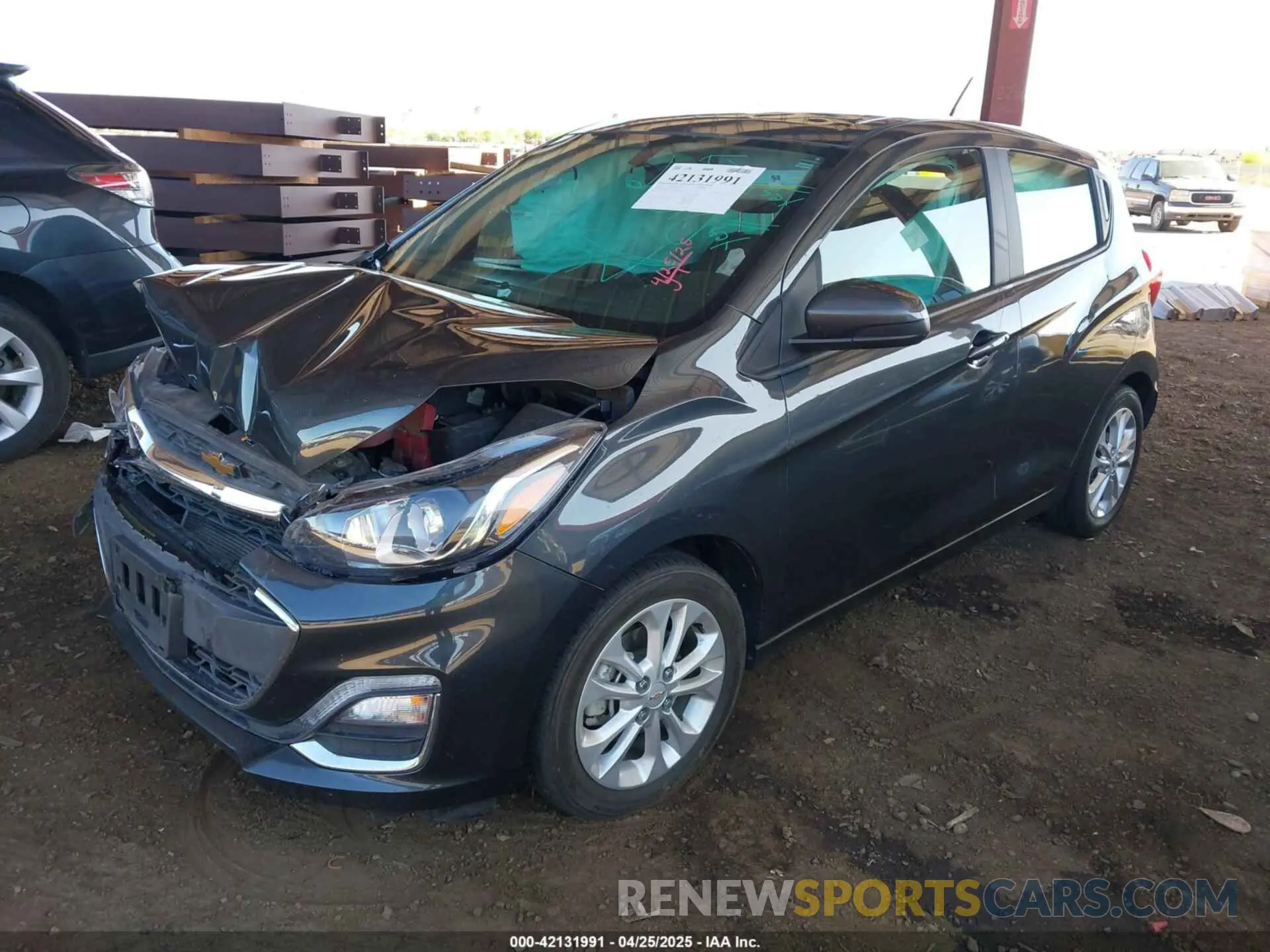 2 fotografías del automóvil dañado KL8CD6SA4KC709454 CHEVROLET SPARK 2019