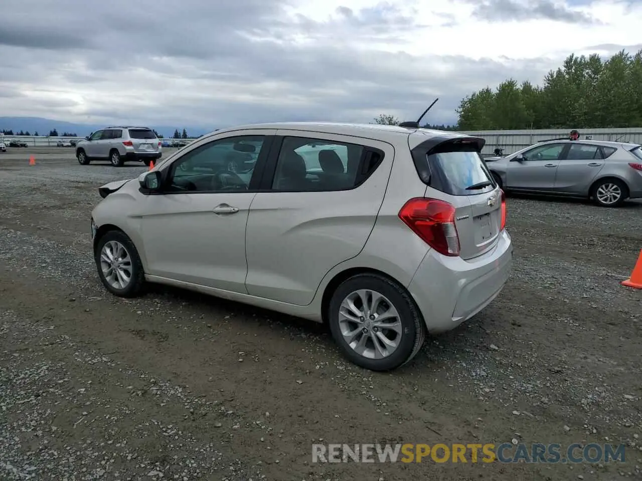 2 fotografías del automóvil dañado KL8CD6SA4KC762137 CHEVROLET SPARK 2019