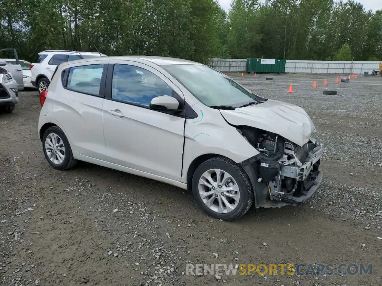 4 fotografías del automóvil dañado KL8CD6SA4KC762137 CHEVROLET SPARK 2019