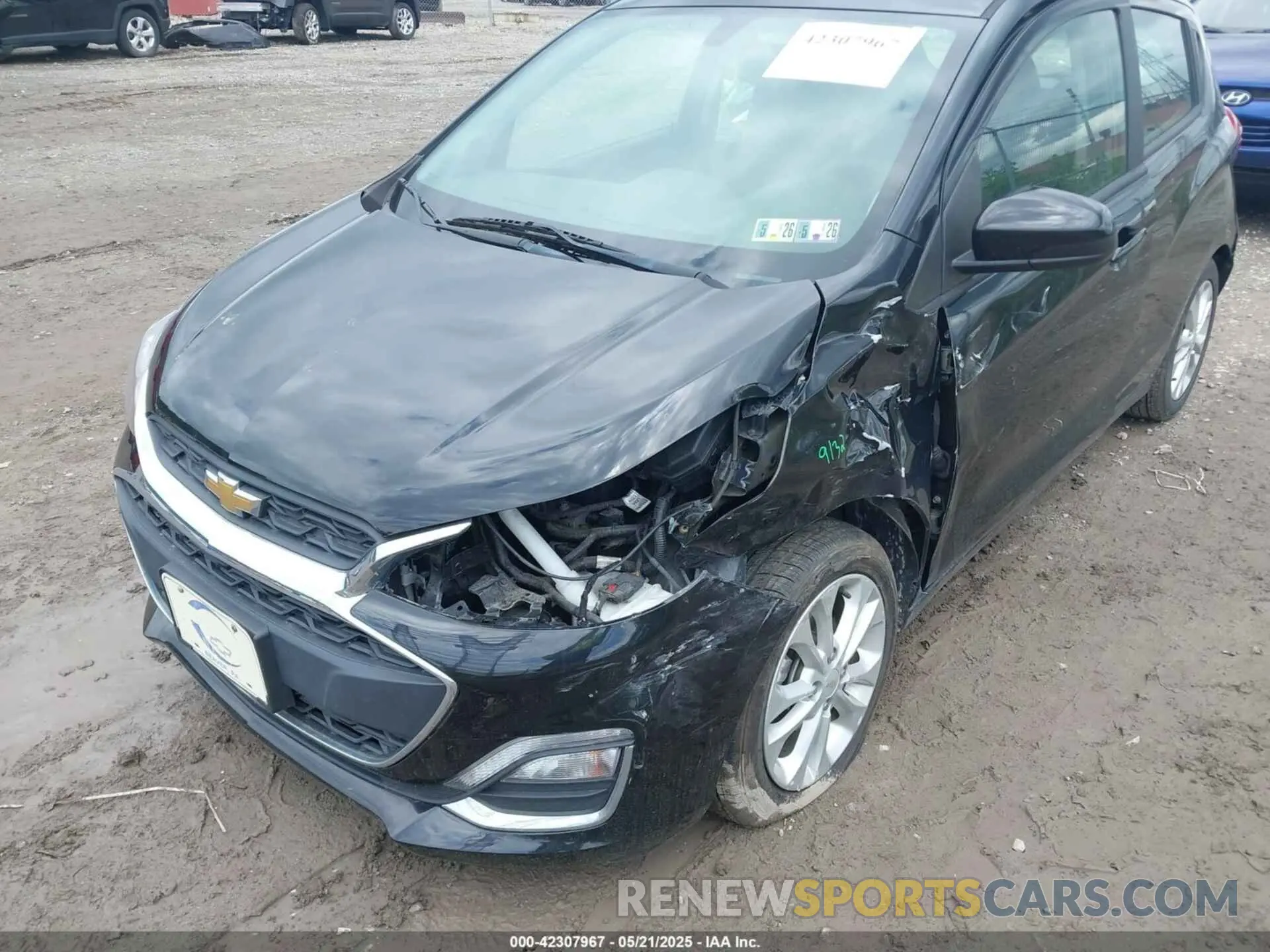 6 fotografías del automóvil dañado KL8CD6SA5KC700049 CHEVROLET SPARK 2019