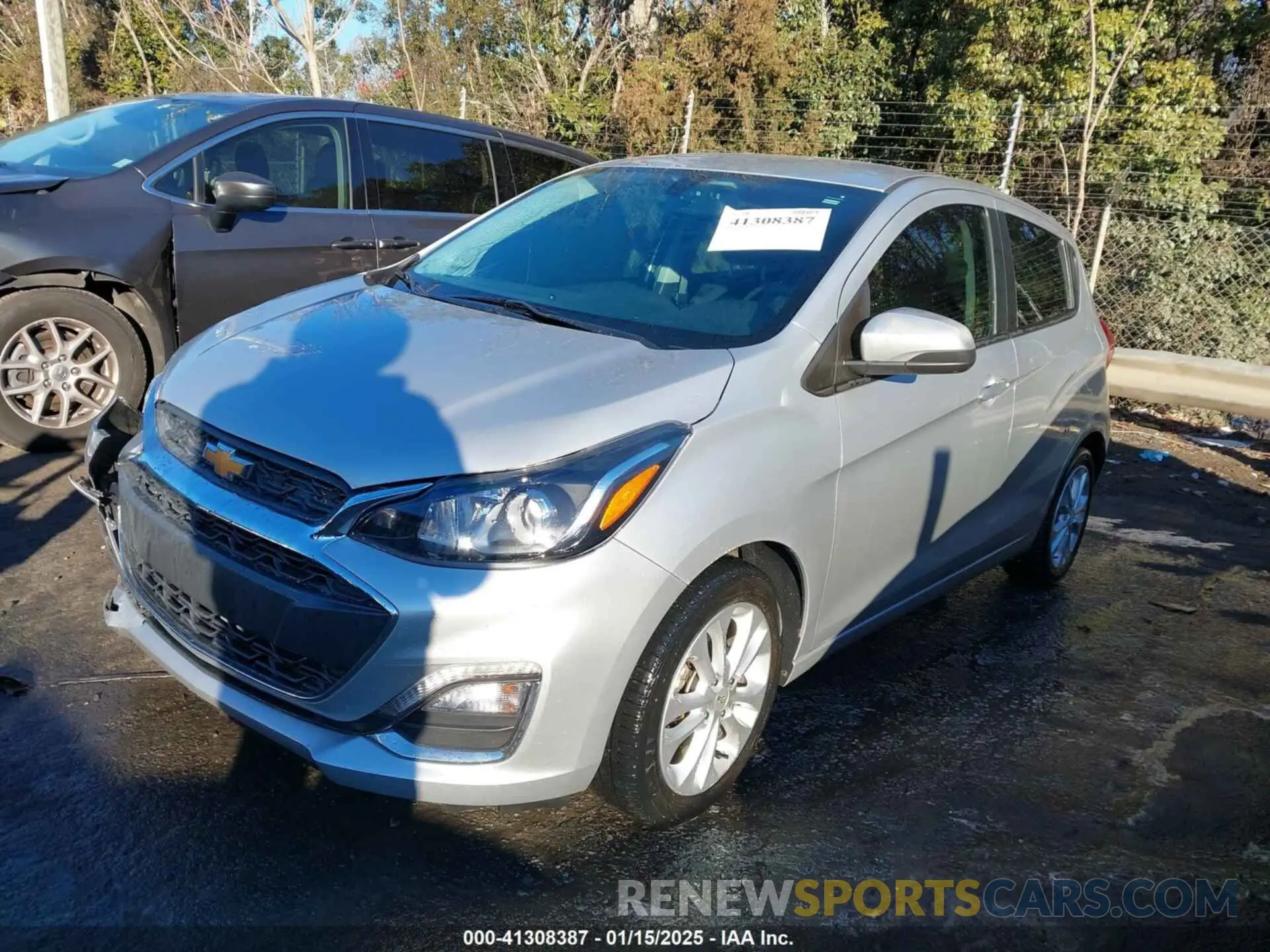 2 fotografías del automóvil dañado KL8CD6SA6KC723033 CHEVROLET SPARK 2019