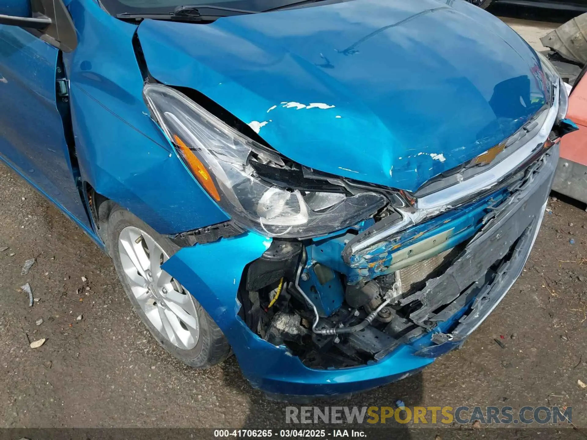 6 fotografías del automóvil dañado KL8CD6SA6KC739040 CHEVROLET SPARK 2019