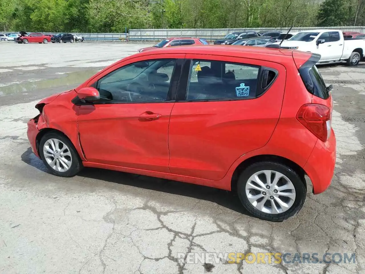 2 fotografías del automóvil dañado KL8CD6SA6KC787461 CHEVROLET SPARK 2019