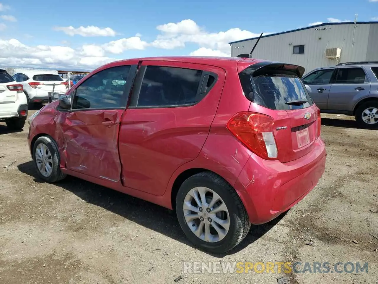 2 fotografías del automóvil dañado KL8CD6SA6KC799772 CHEVROLET SPARK 2019