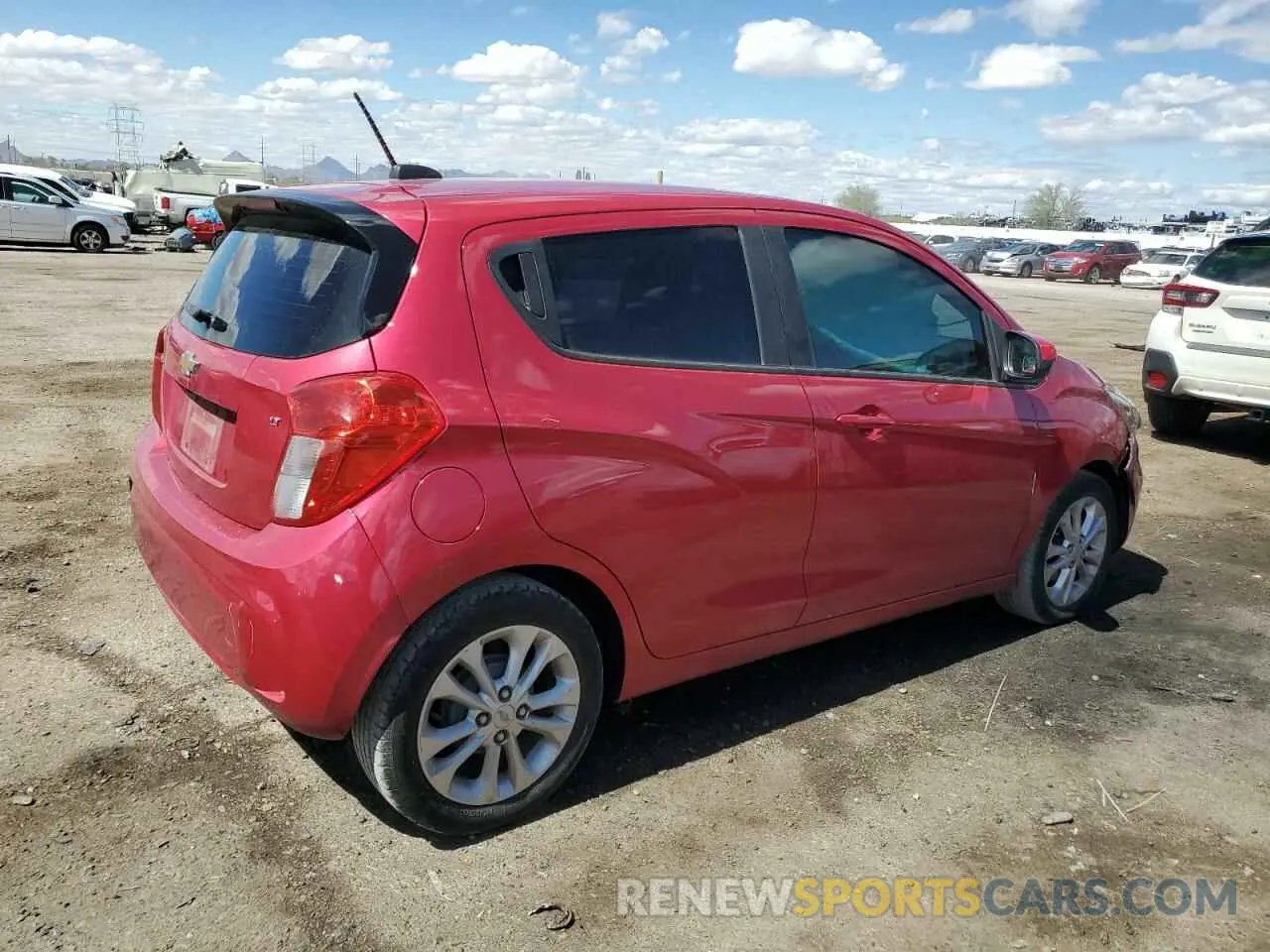 3 fotografías del automóvil dañado KL8CD6SA6KC799772 CHEVROLET SPARK 2019