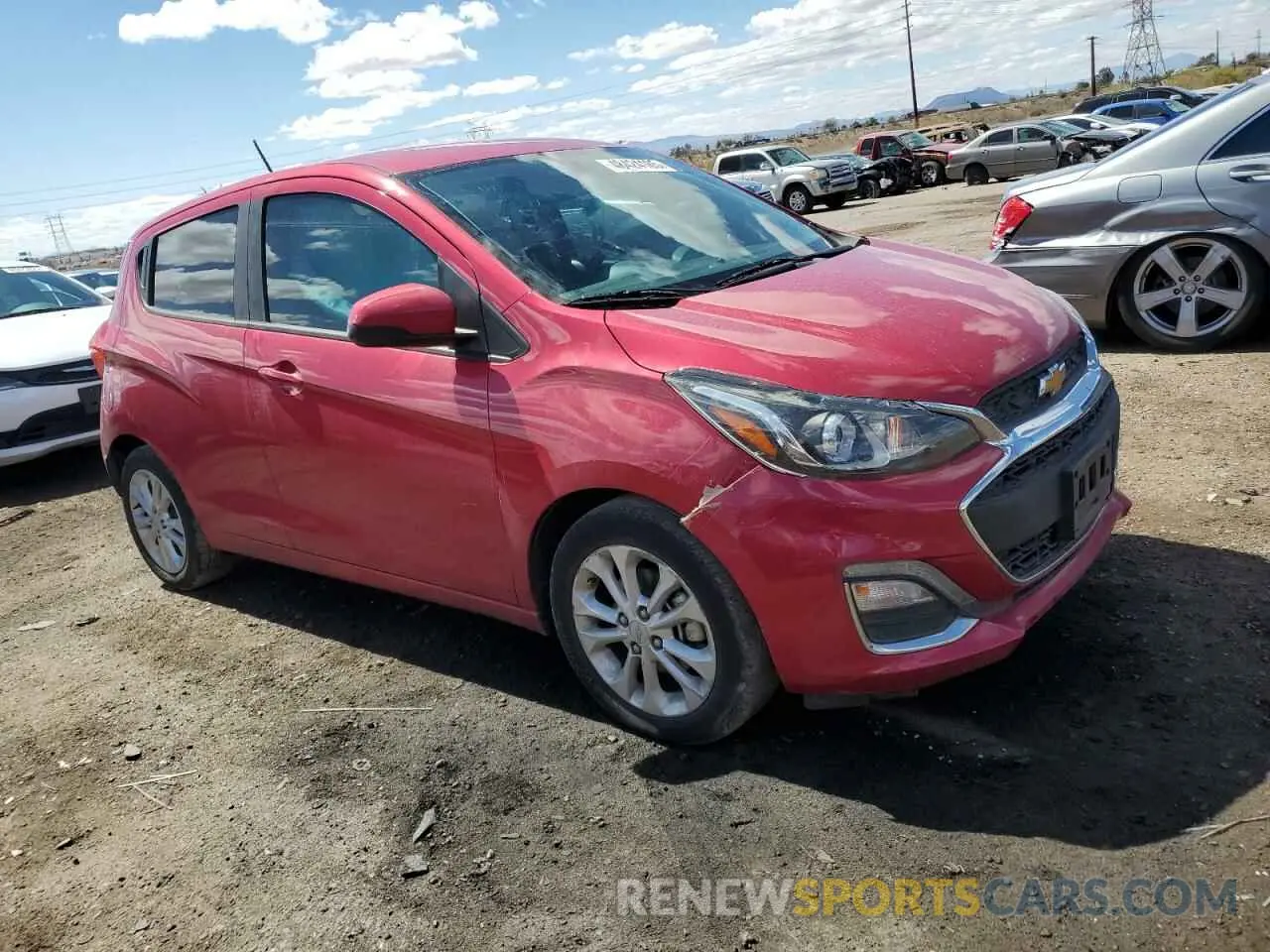4 fotografías del automóvil dañado KL8CD6SA6KC799772 CHEVROLET SPARK 2019