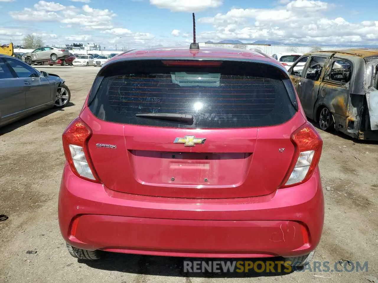 6 fotografías del automóvil dañado KL8CD6SA6KC799772 CHEVROLET SPARK 2019