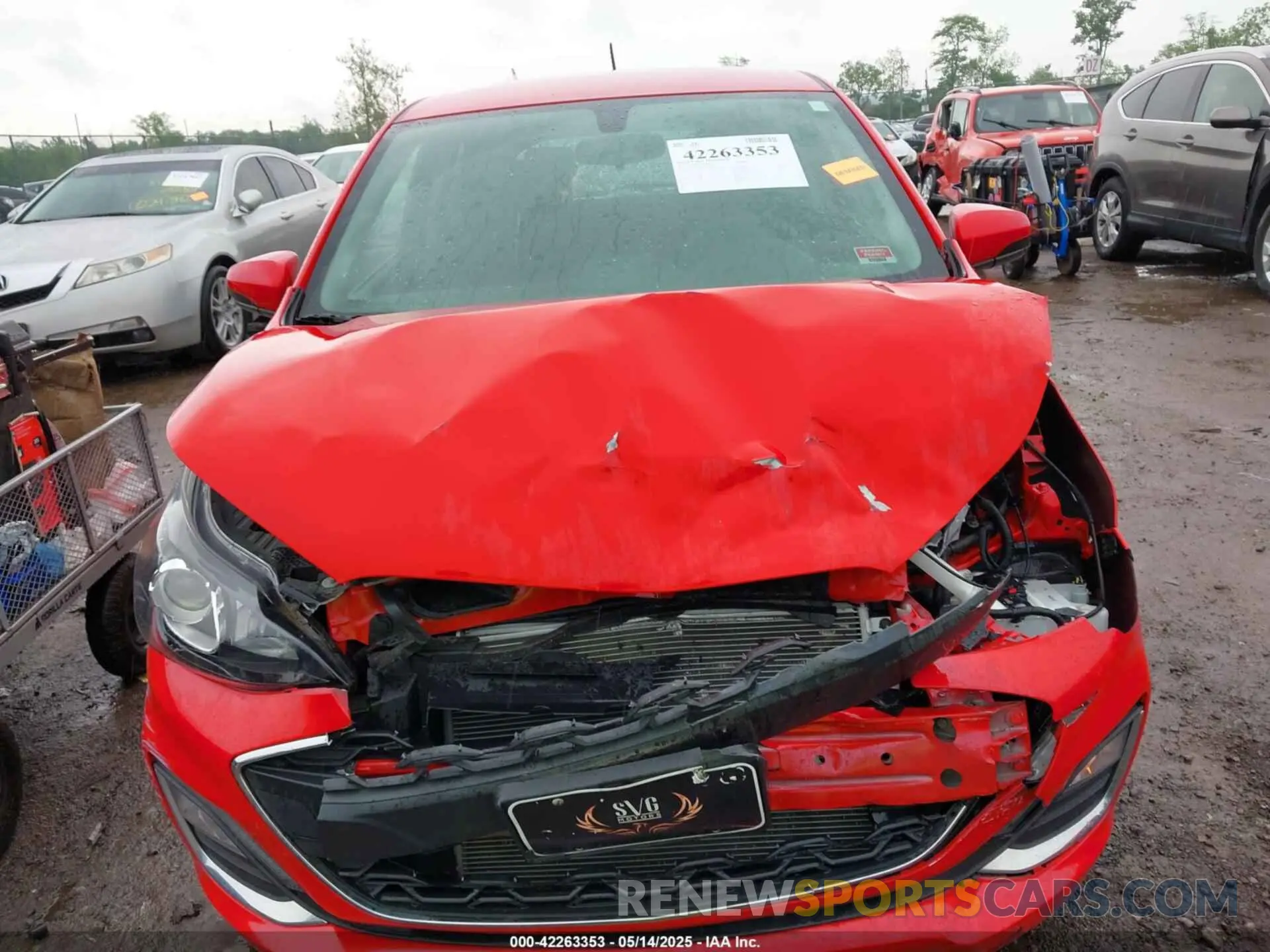 13 fotografías del automóvil dañado KL8CD6SA9KC728582 CHEVROLET SPARK 2019