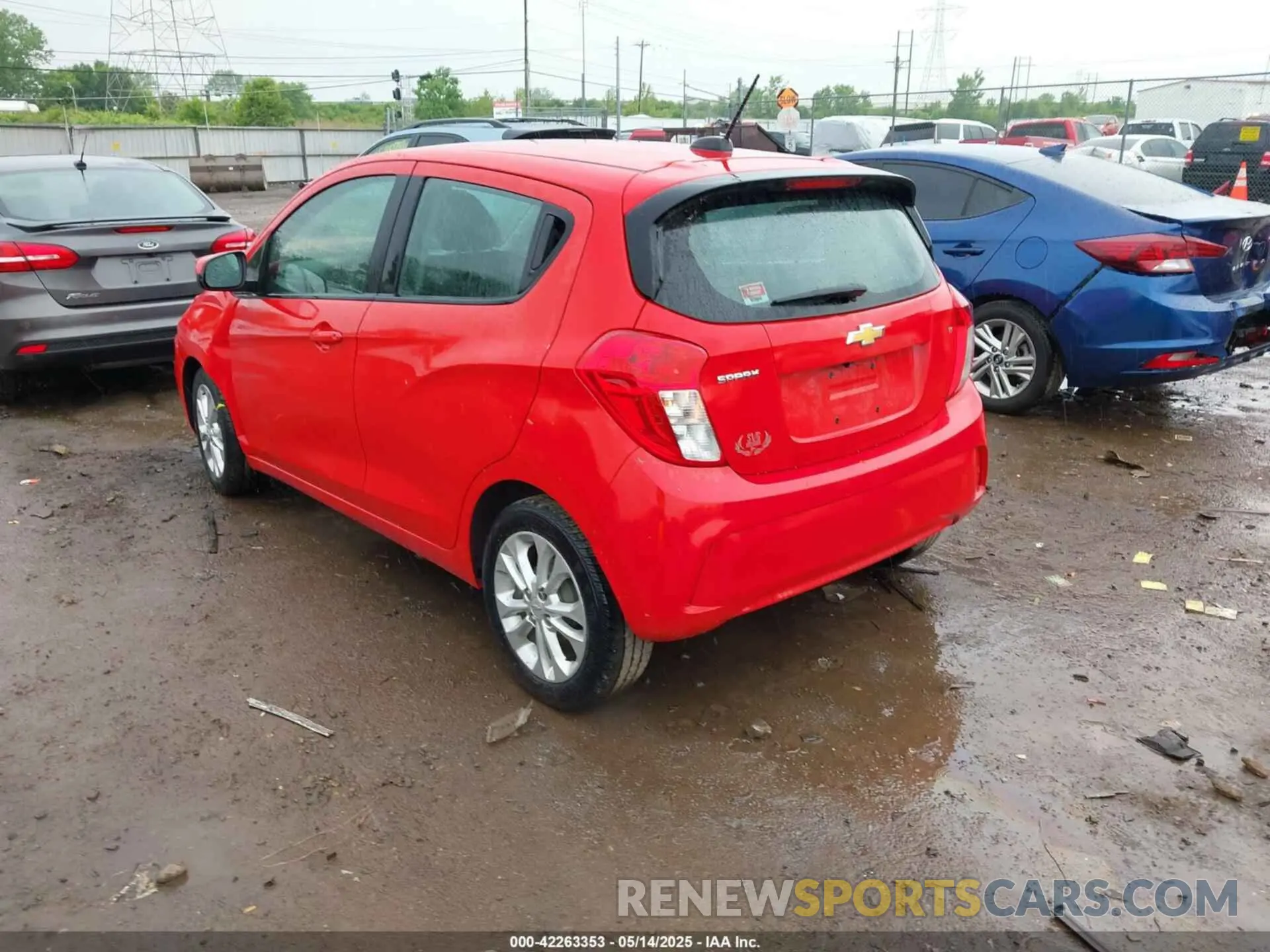 3 fotografías del automóvil dañado KL8CD6SA9KC728582 CHEVROLET SPARK 2019