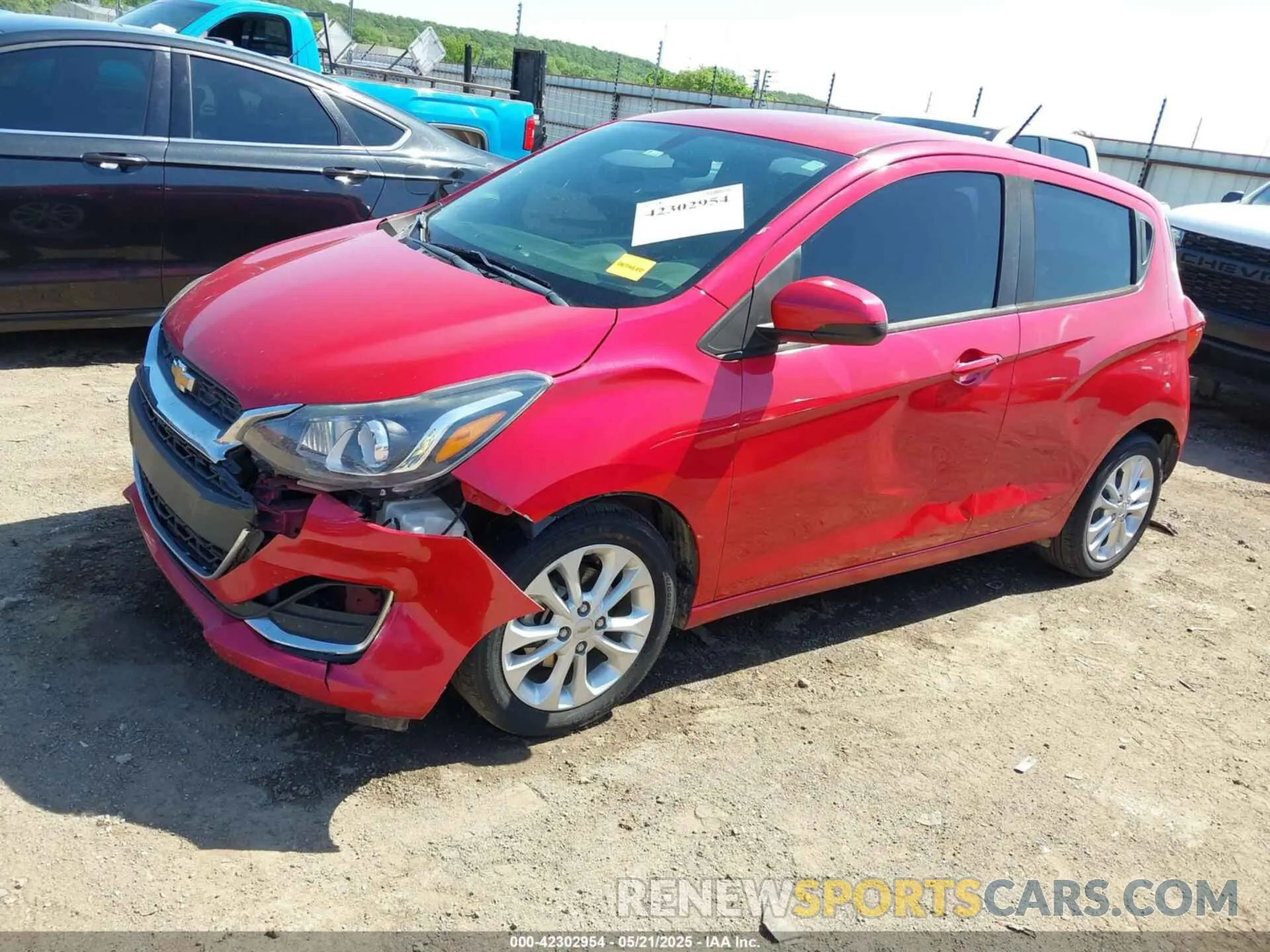 2 fotografías del automóvil dañado KL8CD6SA9KC751733 CHEVROLET SPARK 2019