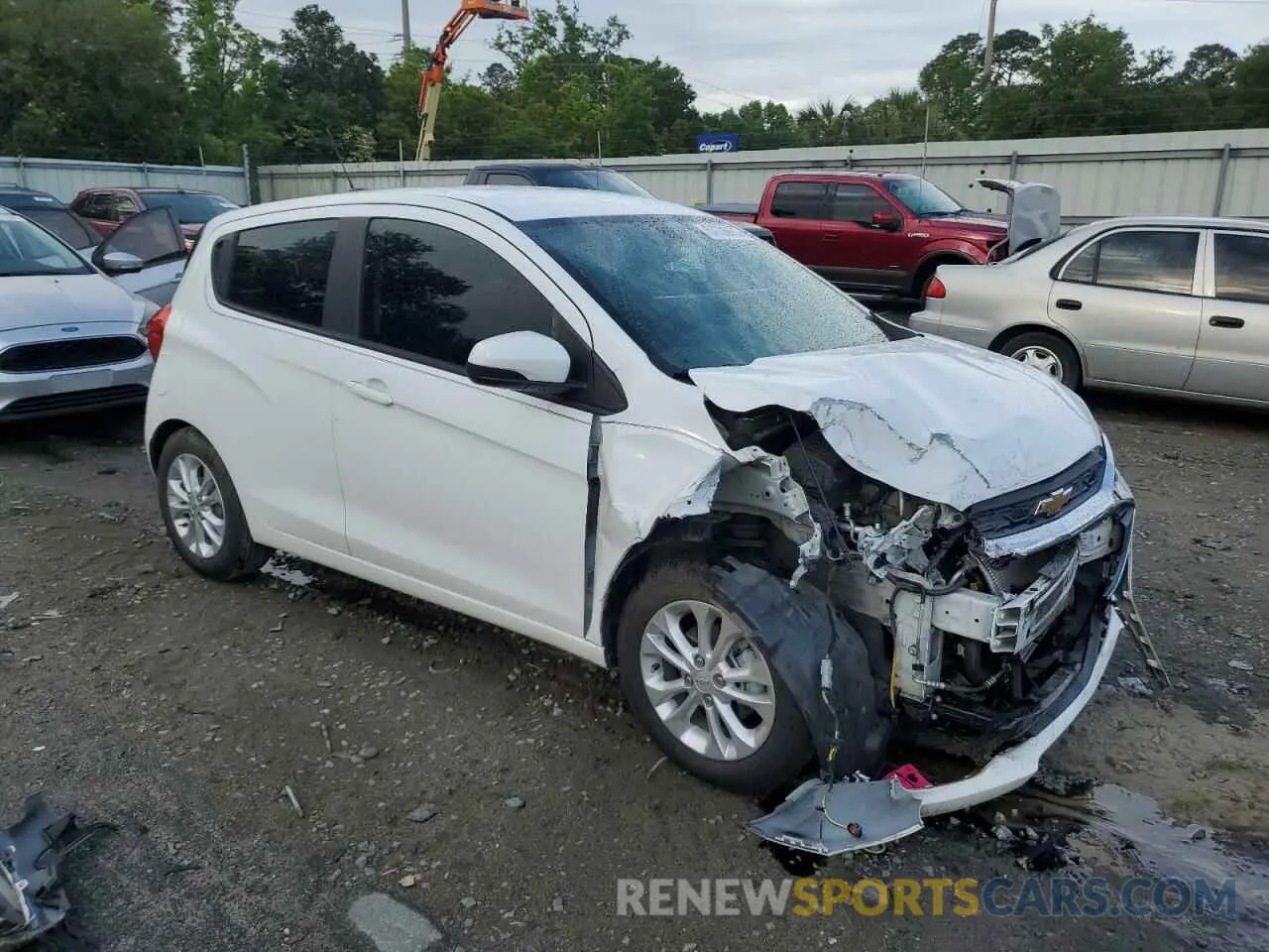 4 fotografías del automóvil dañado KL8CD6SAXKC730468 CHEVROLET SPARK 2019