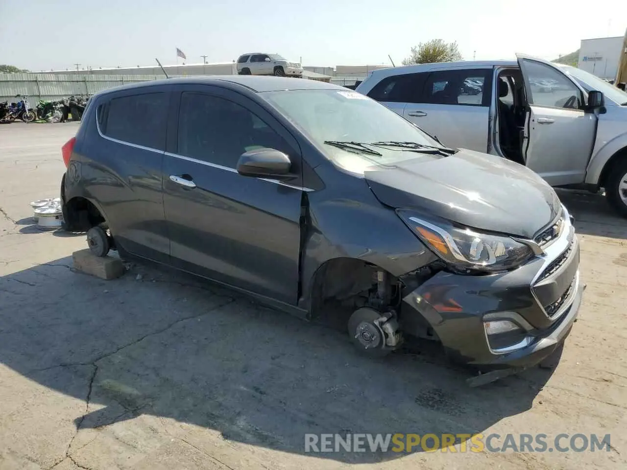 4 fotografías del automóvil dañado KL8CF6SA6KC744426 CHEVROLET SPARK 2019