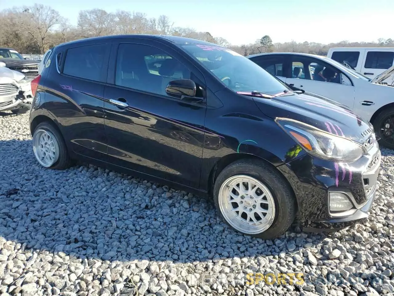 4 fotografías del automóvil dañado KL8CB6SA0LC411720 CHEVROLET SPARK 2020