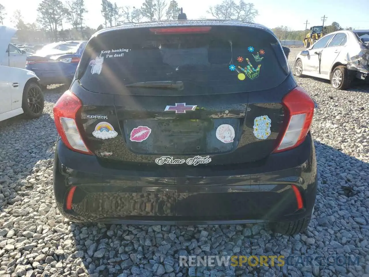 6 fotografías del automóvil dañado KL8CB6SA0LC411720 CHEVROLET SPARK 2020