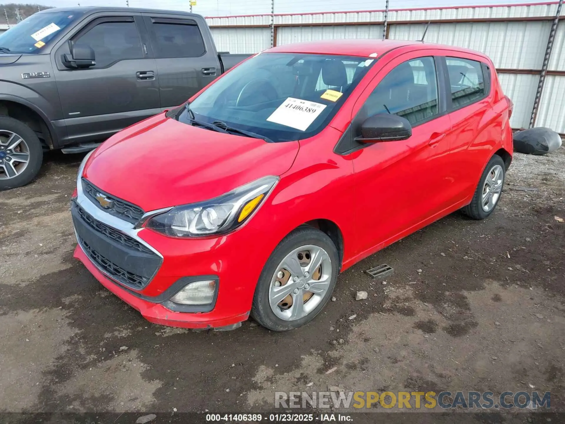 2 fotografías del automóvil dañado KL8CB6SA0LC412396 CHEVROLET SPARK 2020