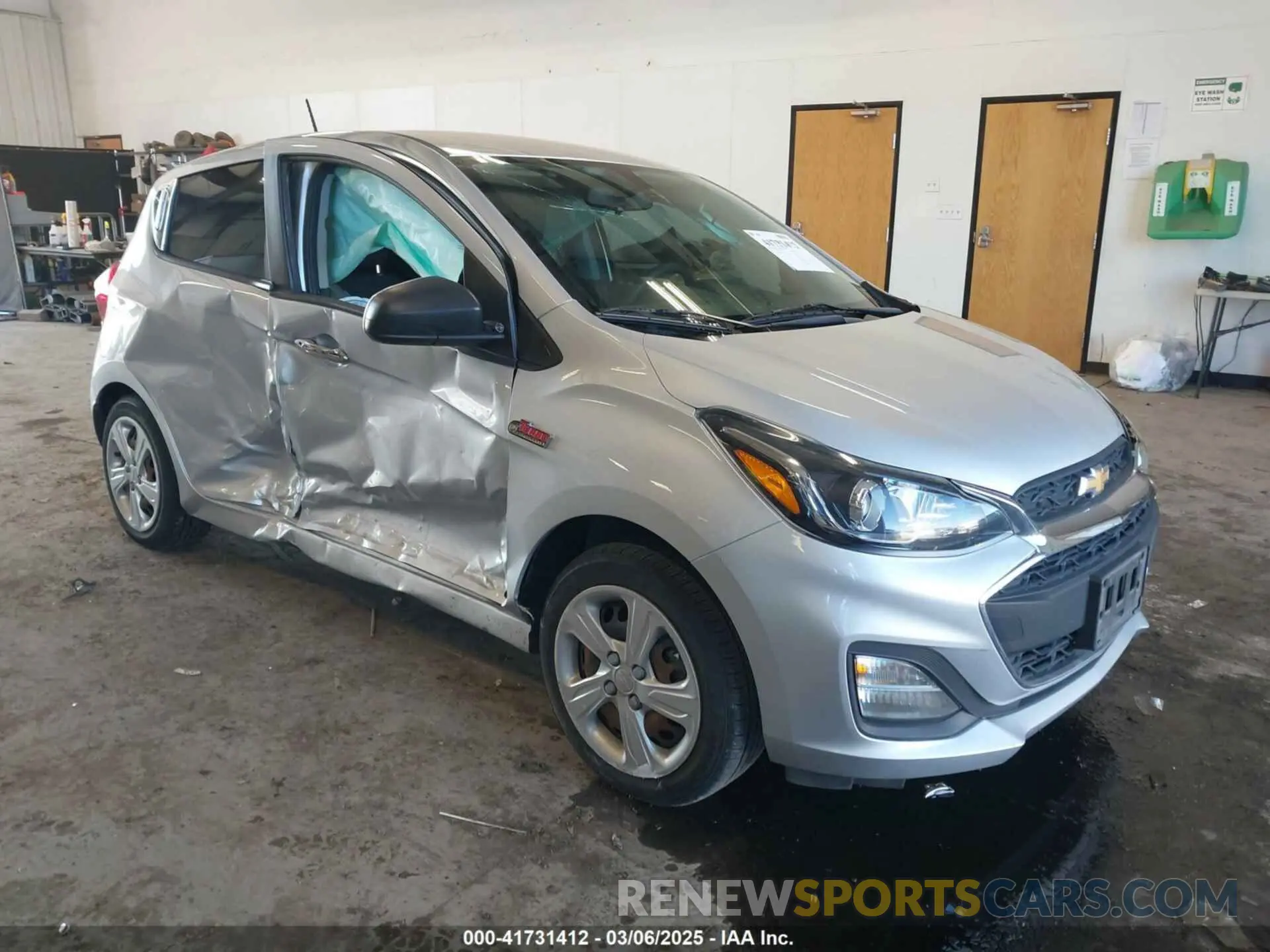 1 fotografías del automóvil dañado KL8CB6SA0LC419252 CHEVROLET SPARK 2020