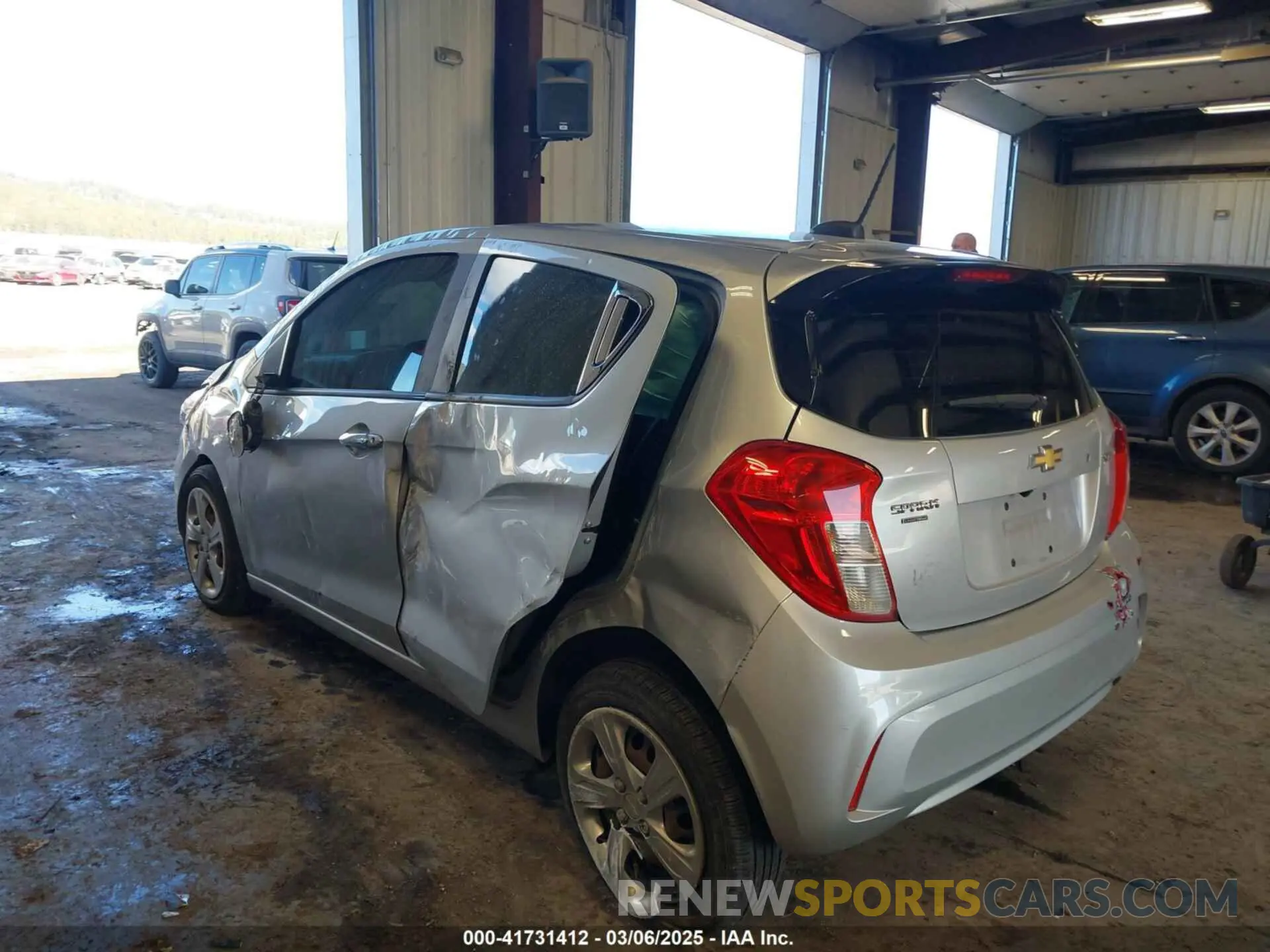 3 fotografías del automóvil dañado KL8CB6SA0LC419252 CHEVROLET SPARK 2020