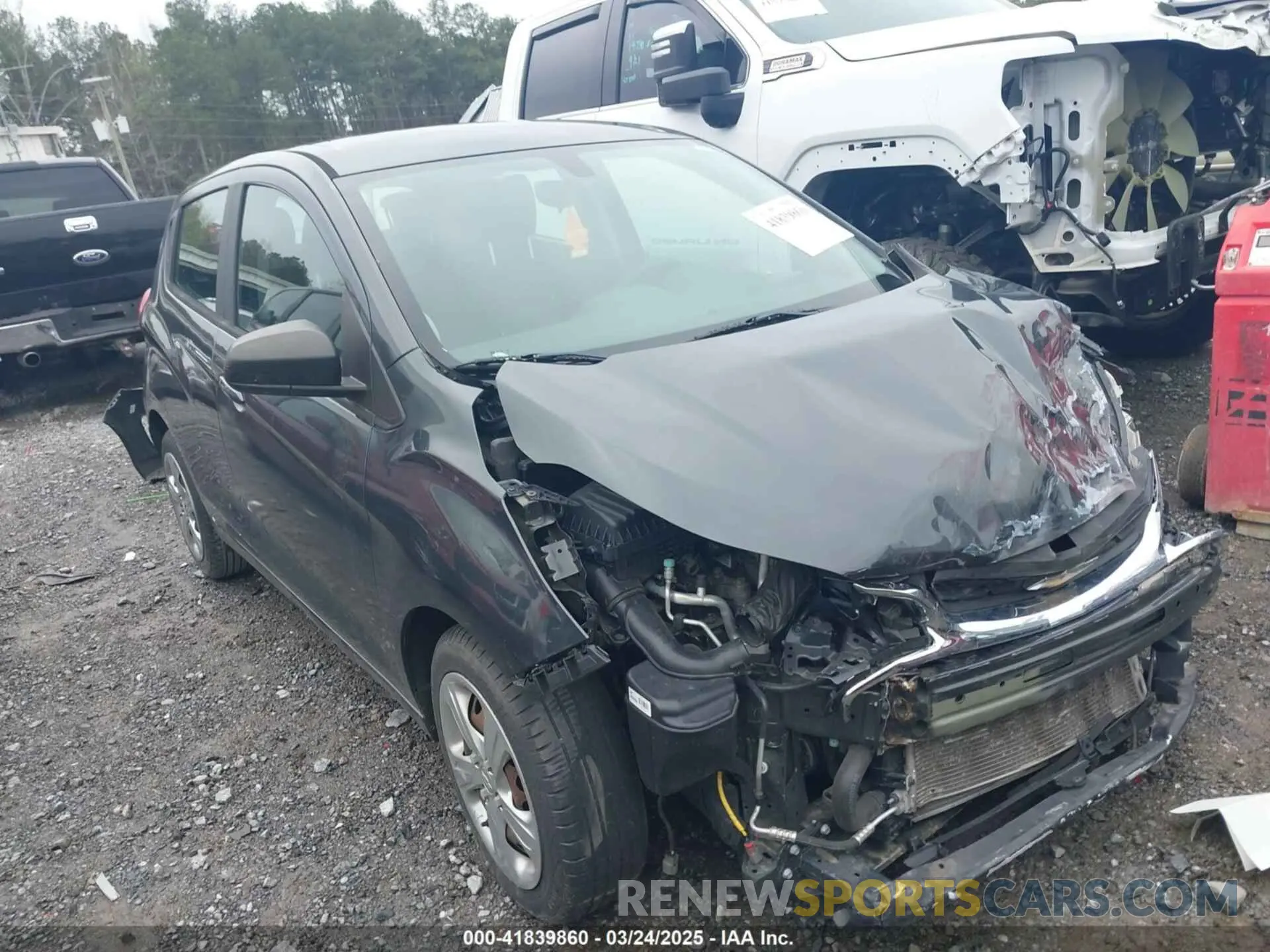 1 fotografías del automóvil dañado KL8CB6SA0LC429358 CHEVROLET SPARK 2020