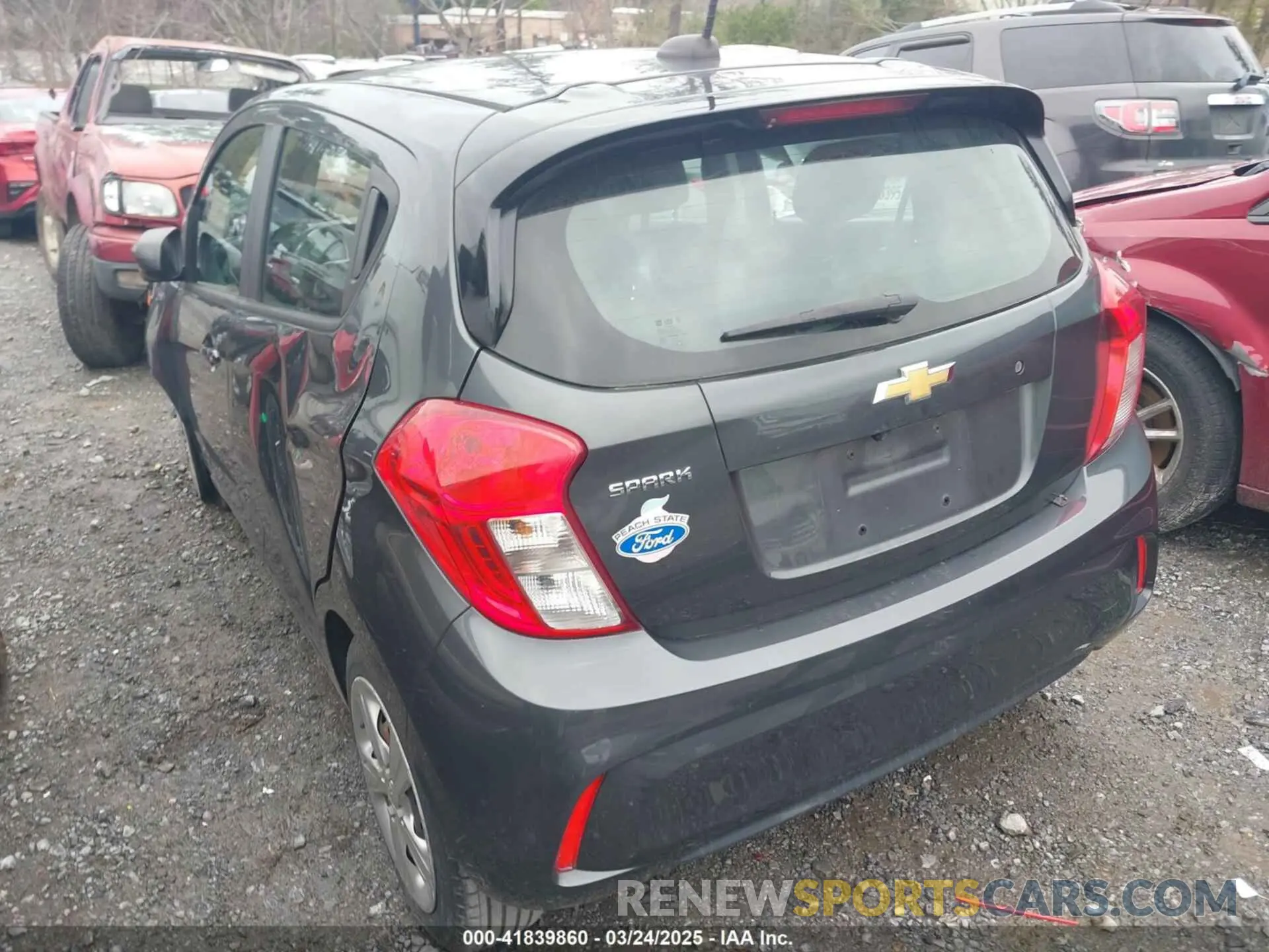 3 fotografías del automóvil dañado KL8CB6SA0LC429358 CHEVROLET SPARK 2020