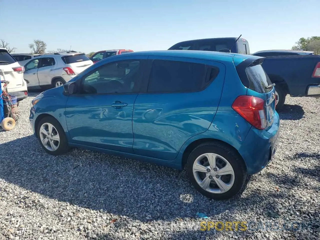 2 fotografías del automóvil dañado KL8CB6SA0LC449612 CHEVROLET SPARK 2020